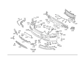 215-885-06-22 Mercedes-benz Genuine Cover