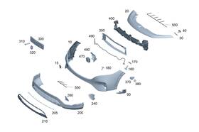 Mercedes-benz 243-885-89-02 Genuine Mercedes-benz Cover