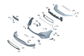 243-885-90-02 Mercedes-benz Genuine Cover