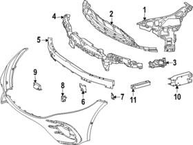 Mercedes-benz 297-622-20-01 Genuine Mercedes-benz Lower Cover