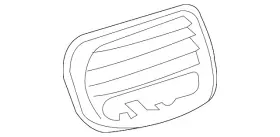 51-71-9-634-576 Mini Genuine Grille Air Outlet Right 519074
