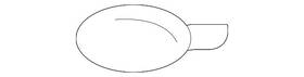 Mitsubishi 6402a032 Genuine Hole Cover