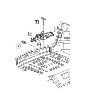 Mopar 04719961aa Genuine Jack Screw 4719961aa