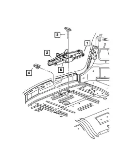 04880456aa Mopar Genuine Scissors Jack