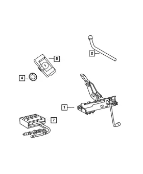 05097080aa Mopar Genuine Grommet 5097080aa