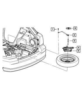 Mopar 05191333ab Genuine Jack 5191333ab