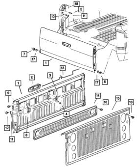 Mopar 06507447aa Genuine Screw 6507447aa