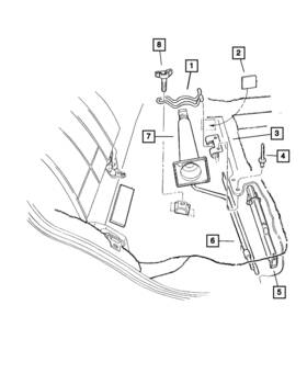 Mopar 52000221ac Genuine Jack Handle