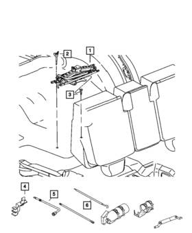 Mopar 52005179ab Genuine Jack Handle - Rod