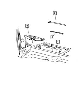 Mopar 52019870 Genuine Jack Handle T Bar Extension
