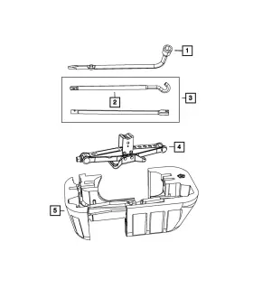 52124170aa Mopar Genuine Wheel Lug Nut Wrench