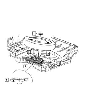 Mopar 68054373ad Genuine - Jack