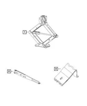 68159285ad Mopar Genuine 2015-2017 Chrysler 200 Jack Scissors