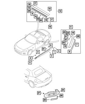 Mopar 68315518aa Genuine Screw