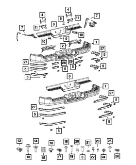 68496213aa Mopar Genuine Trailer Hitch Plug