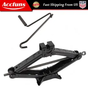 Afu34072f Munirater 2 Ton Scissor Jack For Car Van Suv Tire Lift Handle Crank Wrench Tool New