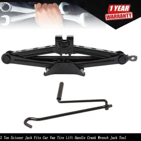 Tur533698i Munirater 2 Ton Scissor Jack Fits Car Van Suv Tire Lift Handle Crank Wrench Tool