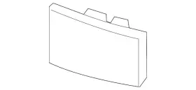622a0-3yw0a Nissan Genuine 2013-2017 Juke - Bumper Cover Hole