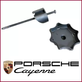 7l0601347a Porsche Cayenne Spare Tire Holder Tie Down Handle Bolt Pin And Knob Oem 2003-2010