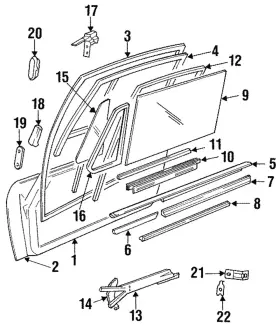 911-531-711-41-01c Porsche Genuine 1989-1994 911 - Joint
