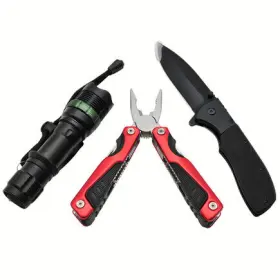 18hs100 Roadpro Tactical Tool Set 3 Piece Flashlight With Aa Batteries 13