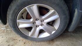 Subaru 560-68739a Wheel 17x7 Alloy 5 Spoke Indented Silver Fits 05-07 Legacy 10305249