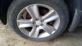 560-68739a Subaru Wheel 17x7 Alloy 5 Spoke Indented Silver Fits 05-07 Legacy 10305249