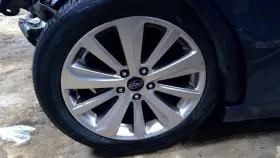 560-68825b Subaru Wheel 18x7-1/2 Alloy Straight Spoke Silver Inlay Fits 18 Legacy 10271429