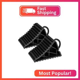 Taifa Mp461-2pcs-n Wheel Chocks For Travel Trailers Rv Stoppers Tire Chock With Portab