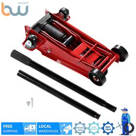 Tinvhy Bw1103956th Car Hydraulic Floor Jack 3 Ton/6000lbs Red With Single Quick Lift Piston Pump