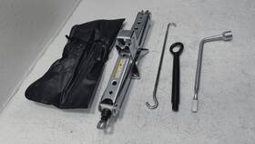 Toyota 09111-42051 2019-2024 Rav4 Spare Tire Wheel Jack Lift And Tools Storage Tray Case Oem