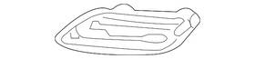 Toyota 52127-07010-g1 Genuine Hole Cover