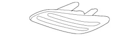 52128-02200 Toyota Genuine Jack Plug Cover