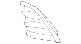 Toyota 52128-21080 Genuine Jack Plug Cover Left Front