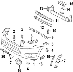 52128-42040 Toyota Genuine Hole Cover