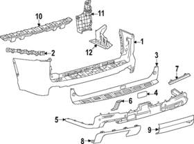Toyota 58766-0c030 Genuine Step Cover