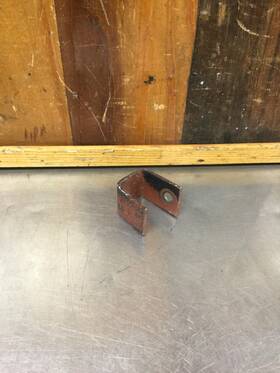 Triumph 706835 Spitfire Mk3 Original Trunk Jack Stowage Bracket. #706835. Used. Kt1783