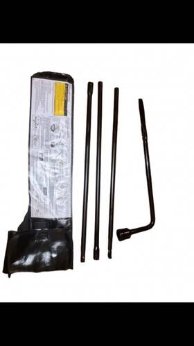 Unbranded / Aftermarket 22925220 Chevy Silverado Gmc Sierra Spare Tire Tool Kit Jack Handle And Lug Wrench 4pc Set