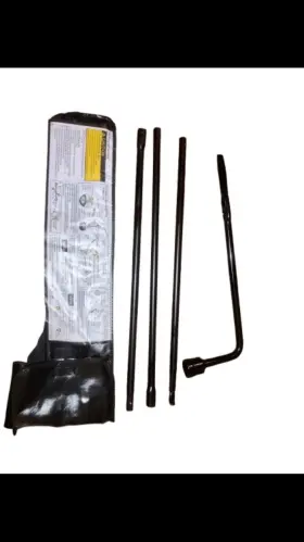 22925220 Unbranded / Aftermarket Chevy Silverado Gmc Sierra Spare Tire Tool Kit Jack Handle And Lug Wrench 4pc Set
