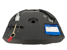 1j0863470a Volkswagen 2004 Golf R32 Roadside Tool Kit With Air Compressor Jack And Trunk Foam