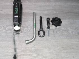 Volkswagen 1k0011031f 10-14 Vw Golf Mk6 R Gti Emergency Spare Tire Lift Jack Wrench Tool Kit Set Oem