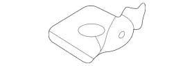 3qf-803-457 Volkswagen Genuine Rear Rail Mount