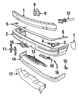 1392070 Volvo Genuine Corner