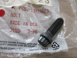 Mopar Front Wheel Bearing Retainer Bolt - Nos Dodge Truck P/n 3828623 New. Price: $9.95.