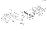 Genuine Mercedes-benz Cover Bumper Area 463-885-95-01 New. Price: $233.75.