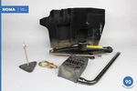 04-09 Jaguar XJ8 Xjr Vdp X350 X358 Emergency Spare Jack Tool Kit W/ Holder Oem Used. Price: $78.85.