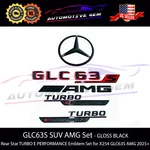 GLC63S Suv Amg Turbo Performance Star Emblem Black Combo Mercedes X254 2025+ New. Price: $126.31.