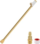 Godeson Air Chuck For Semi Truck, 1/4" Fnpt 11.8" Extended Reach Dual Head Brass New. Price: $21.95.