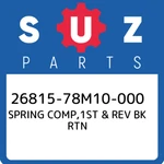 26815-78M10-000 Suzuki Spring COMP,1ST & Rev Bk Rtn 2681578M10000, New Genuine. Price: $26.96.