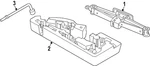 Genuine Hyundai Jack Carrier 09149-R6000 New. Price: $78.13.